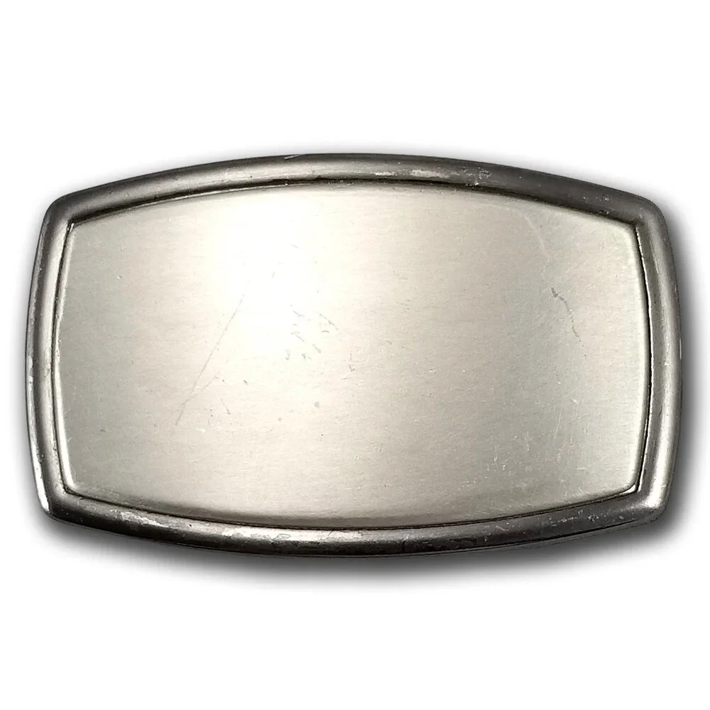 Vintage Belt Buckle Solid Brushed And Polished Stainless Steel‎ Modern Design